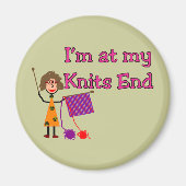 Strick Liebhaber Geschenke Magnet (Vorne)