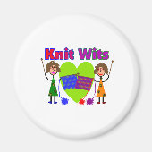 Strick Liebhaber Geschenke Magnet (Vorne)