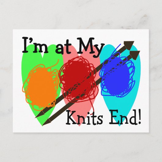 Strick Liebhaber Geschenke Postkarte (Vorderseite)