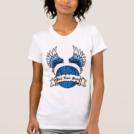 Strick-Mädchen-Behälter T-Shirt (Vorderseite)