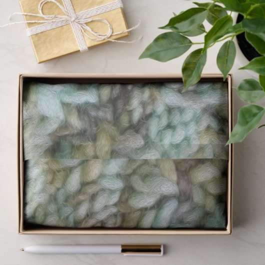 Strick Malabrigo Garn macht Beschaffenheit in Seidenpapier (Geschenk)