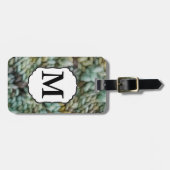 Strick Malabrigo Garne / Handwerk Monogramm Gepäckanhänger (Vorderseite horizontal)