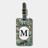 Strick Malabrigo Garne / Handwerk Monogramm Gepäckanhänger (Vorderseite vertikal)