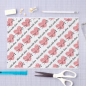 Strick mit Liebe-Garn-Herz-Handwerks-Muster Seidenpapier (Handwerk)