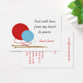 Strick mit Liebe Knitters Hang-Tag (Schreibtisch)