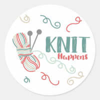 Strick mit mehrfarbigem Garben - Knitter