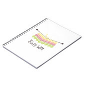 Strick mit notizblock (Linke Seite)