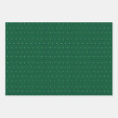 Strick-Muster in Rot und Grün Geschenkpapier Set (Vorderseite 3)