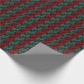 Strick niedlich Imitate Geschenkpapier (Ecke)