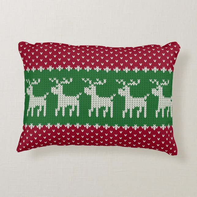 Strick Nr. 01 Dekokissen (Rückseite)