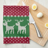 Strick Nr. 01 Geschirrtuch (Viertel Falte)