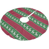 Strick Nr. 01 Polyester Weihnachtsbaumdecke (Schrägansicht)