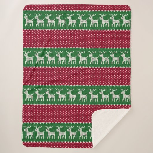 Strick Nr. 01 Sherpadecke (Vorderseite)