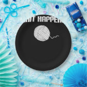 Strick passiert - Knitterknetter Crochet Pappteller (Party)