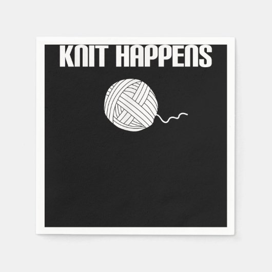 Strick passiert - Knitterknetter Crochet Serviette (Vorderseite)