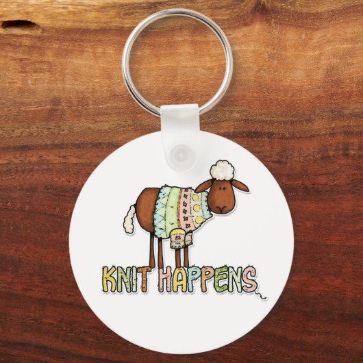 Strick passiert schlüsselanhänger (Vorderseite)