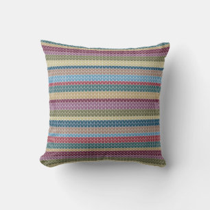 Strick Pattern Kissen