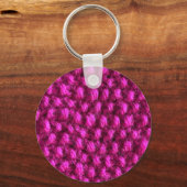 Strick Pink Crochet Pattern Crafty Liebe Garn Schlüsselanhänger (Rückseite)