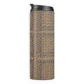STRICK PURL TAN THERMOSBECHER (Nach rechts gedreht)