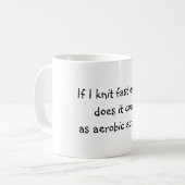 Strick schnell genug kaffeetasse (Vorderseite Links)