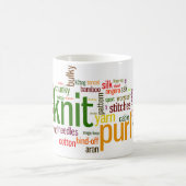 Strick-Schraubendraht-strickendes Lexikon für Kaffeetasse (Mittel)