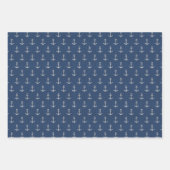 Strick Sea Anchor Geschenkpapier Set (Vorderseite 2)