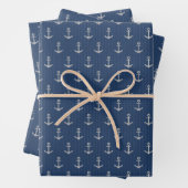 Strick Sea Anchor Geschenkpapier Set (Beispiel)