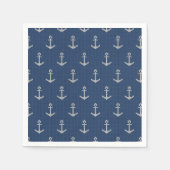 Strick Sea Anchor Serviette (Vorderseite)