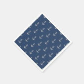 Strick Sea Anchor Serviette (Ecke)