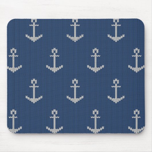 Strick-Seeanker Mousepad (Vorne)