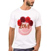 Strick-Smiley-Gesicht Rote Rose Liebe Valentinstag