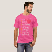 Strick-Sprüche Stricker Humor Geschenk Handarbeit T-Shirt (Vorne ganz)