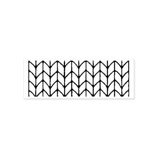 STRICK STITCH Briefmarke aus selbstfarbenem Gummi Permastempel (Design)