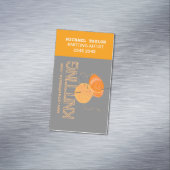 Strick-strickende Nadeln und Magnetische Visitenkarte (Beispiel)