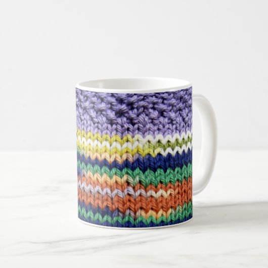Strick-Tasse m Artisanware Kaffeetasse (VorderseiteRechts)
