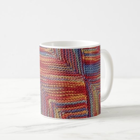 Strick-Tasse m Artisanware Kaffeetasse (VorderseiteRechts)