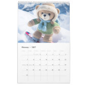 Strick-Teddy-Abenteuer – 2026 Kalender (Feb 2027)