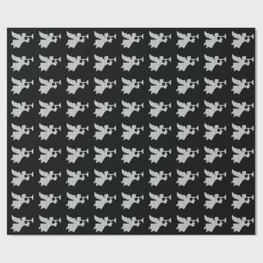 Strick-Trompete-Engels-christliches religiöses Geschenkpapier (Flach)