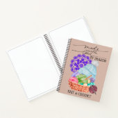 STRICK- UND KROCHETPROBEN NOTIZBLOCK (Innenseite)