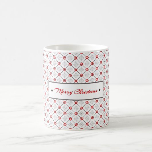 Strick Weihnachts-Muster Tasse (Mittel)
