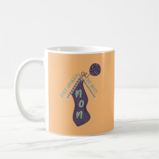 Strick wirklich die beste Mama Kaffeetasse (Links)