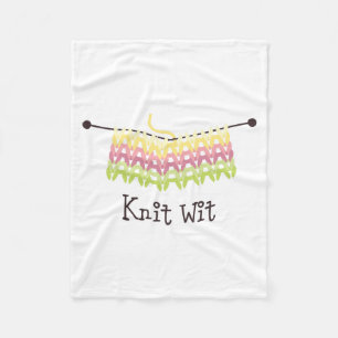 Strick Wit! Fleecedecke