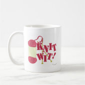 Strick Wit Funny Funny Knitter Hobby Cartoon Desig Kaffeetasse (Links)