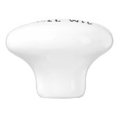 Strick Wit Keramikknauf (Seitenansicht)