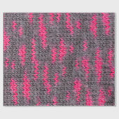 Strick Wolle Struktur mit rosa und graufarbenen Fa Geschenkpapier (Flach)