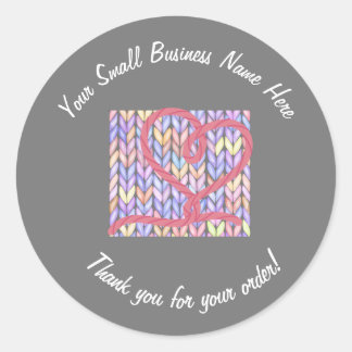 Strick Yarn Herzlichen Dank Ihnen Aufkleber für kl