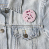 Strick YE Hearties (rosa Hintergrund) Button (Beispiel)