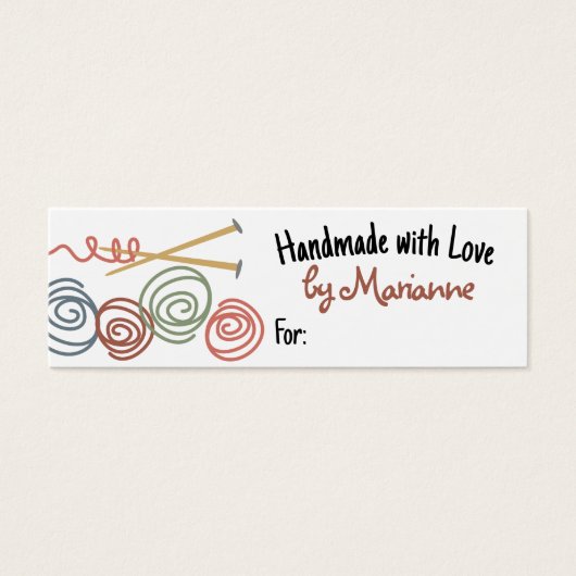 Strickbälle Stricknadeln Strickhandschuh (Vorderseite)