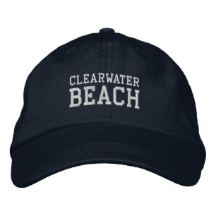 Strickbaseballkappe Clearwater Beach Florida Bestickte Baseballkappe
