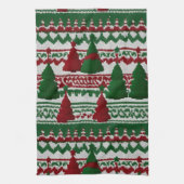 Strickbaummuster Geschirrtuch (Vertikal)